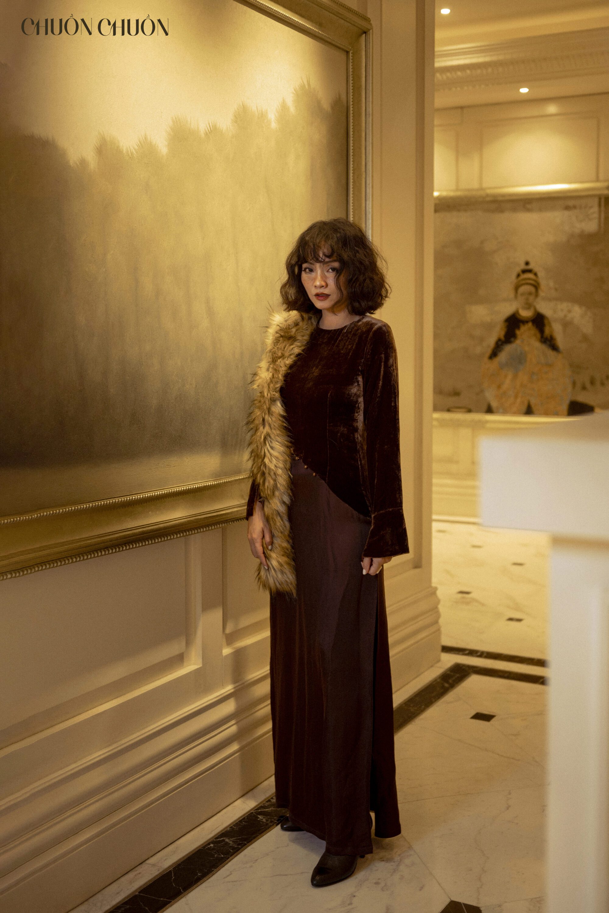 Cocoa Elegance Dress