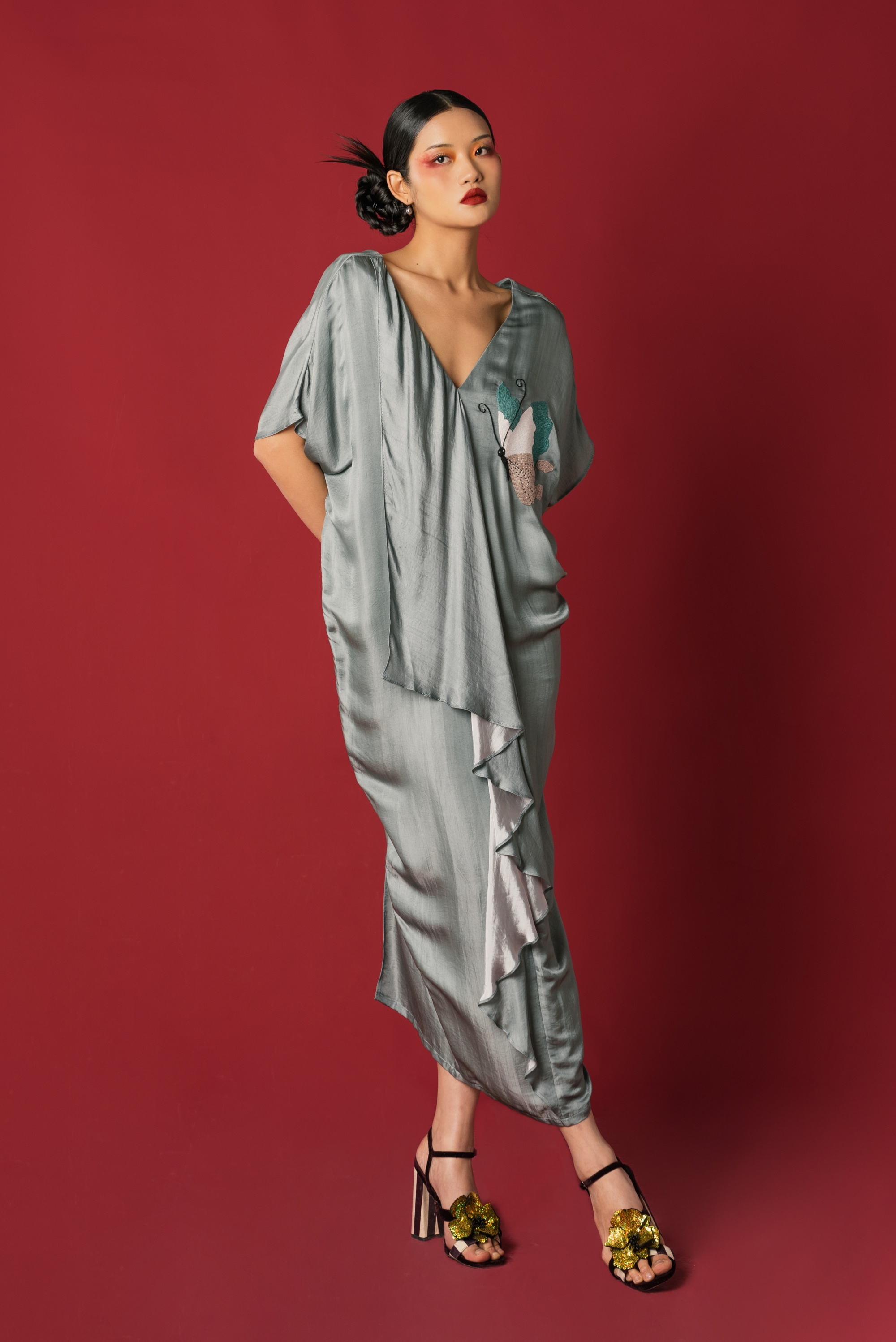 Ngũ sắc dress 04